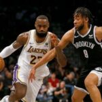 lebron-james-ties-career-high-with-9-3-pointers,-scores-40-points-as-lakers-beat-nets-116-104