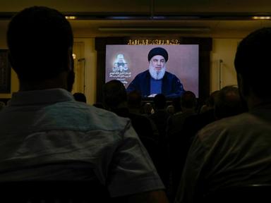 the-leader-of-lebanon’s-hezbollah-militant-group-warns-archenemy-israel-against-wider-war