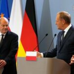 leaders-of-poland,-germany-meet-to-mend-strained-ties-and-discuss-europe’s-security