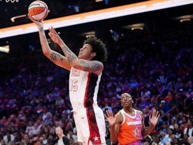 arike-ogunbowale-and-caitlin-clark-lead-wnba-all-stars-to-117-109-win-over-us.-olympic-team