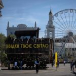 a-charred-transformer-on-a-kyiv-square-makes-for-an-unusual-ukraine-war-exhibit