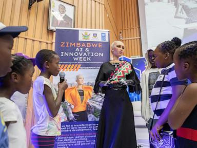 sophia,-a-famous-robot-and-global-icon-of-ai,-wins-hearts-at-zimbabwe’s-innovation-fair