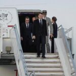 french-president-in-lebanon-to-meet-the-country’s-new-leaders-and-discuss-ceasefire-with-israel