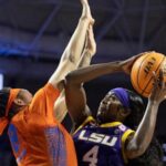 mikaylah-williams-scores-22,-no.-5-lsu-stays-unbeaten-with-80-63-win-at-florida-in-front-of-shaq