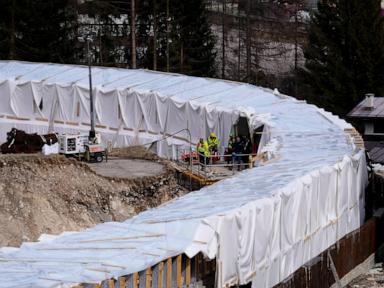 testing-begins-at-cortina’s-controversial-olympic-sliding-track-for-bobsled,-luge