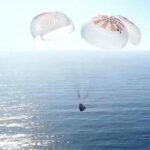 four-space-tourists-return-to-earth-after-a-private-flight-over-the-poles