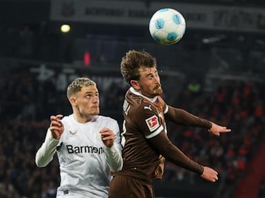 leverkusen’s-hopes-of-a-2nd-consecutive-bundesliga-title-fade-with-draw-at-st.-pauli