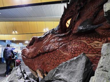 a-giant-sculpture-of-gandalf-riding-an-eagle-departs-wellington-airport-for-good