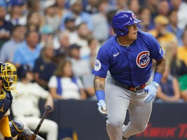 busch’s-leadoff-homer,-ballesteros’-3-run-double-help-cubs-beat-brewers-10-3-to-avoid-sweep