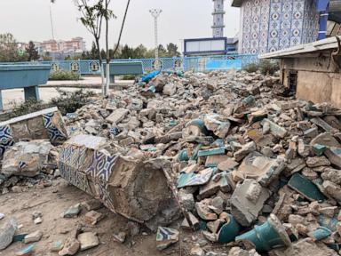 afghanistan-earthquake-survivors-overnight-in-the-open;-quake-damaged-historical-site