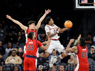 no-21-auburn-comes-from-behind-with-2nd-half-surge-to-knock-off-no-14-st.-john’s,-85-74