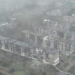 exclusive-drone-footage-shows-devastated-ukrainian-town-almost-encircled-by-russian-forces