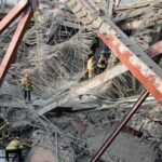 library-under-construction-in-south-korea-collapses,-killing-1-and-trapping-3