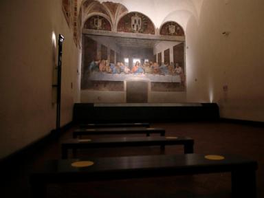 tourists-stopped-from-seeing-the-last-supper,-while-olympic-vips-including-vance-visit