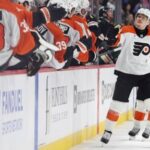 owen-tippett’s-hat-trick-powers-the-flyers-to-a-5-3-win-over-the-red-wings