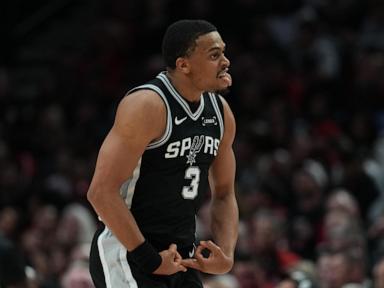 spurs-beat-trail-blazers-120-108-without-wembanyama-to-take-2-1-series-lead