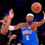 champion-thunder-hold-off-tenacious-lakers-115-110-in-game-4-for-another-playoff-series-sweep