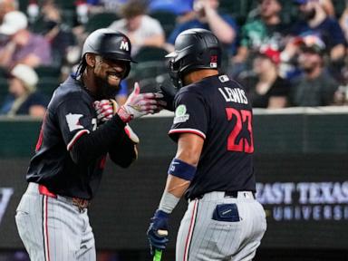 josh-bell-hits-3-run-homer-and-byron-buxton-goes-deep-for-no.-23-as-twins-beat-rangers-4-2