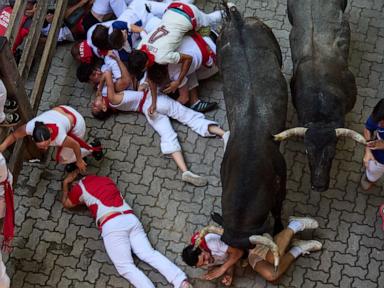 one-runner-gored-in-the-face-at-spain’s-san-fermin-bull-run-festival